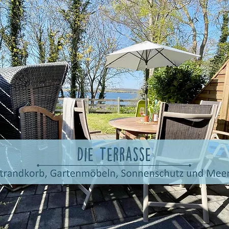 Апартаменты Holla Boddenfee Im Hoefthus Meerblick Naturstrand Hunde Willkommen *
