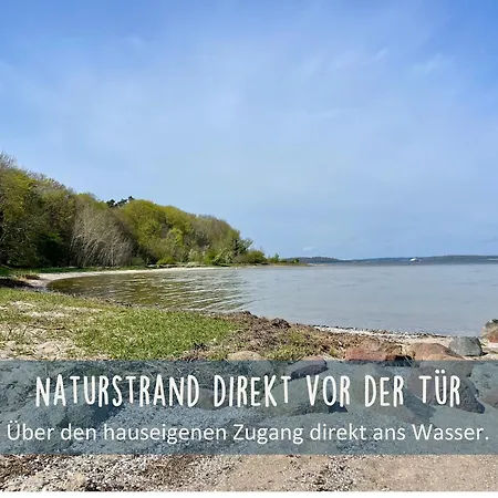 Holla Boddenfee Im Hoefthus Meerblick Naturstrand Hunde Willkommen * 奥特里德维茨