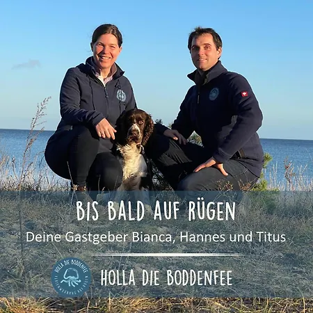 公寓 Holla Boddenfee Im Hoefthus Meerblick Naturstrand Hunde Willkommen 奥特里德维茨
